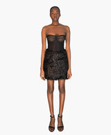 Zelia lace bustier top