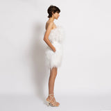 Milia Ostrich Feather Dress