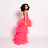 Fleur Neon Pink Girls Dress