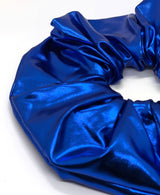 Cobalt Blue Metallic Super Scrunchie