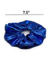 Cobalt Blue Metallic Super Scrunchie