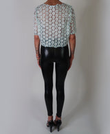 Daisy Top with Vintage Metallic Embroidery