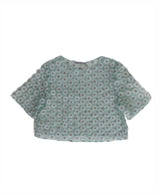 Daisy Top with Vintage Metallic Embroidery