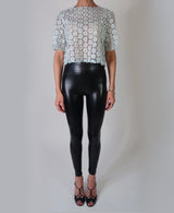 Daisy Top with Vintage Metallic Embroidery