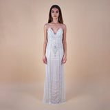 Faye Beaded Limited Off-White Collection front view