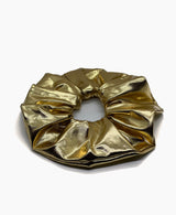 Gold Metallic Super Scrunchie