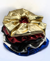 Gold Metallic Super Scrunchie