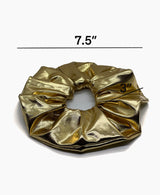 Gold Metallic Super Scrunchie