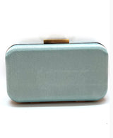 ' SOMETHING BLUE ' Mrs PEARL SATIN CLUTCH