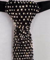Black Crystal Tie