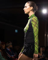 Neon Mermaid Bodysuit in green by NARCES