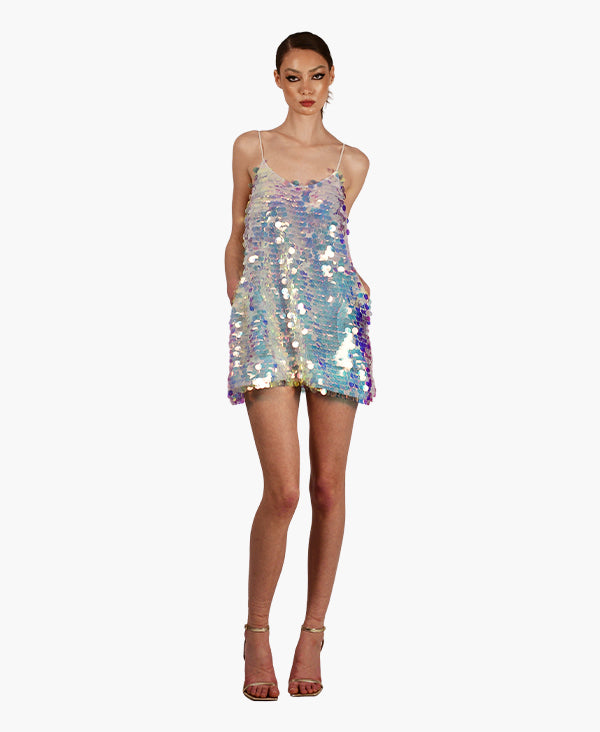 pippa mini dress Pippa iridescent sequin dress – NARCES