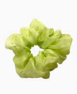 3 PACK Soft Chiffon Scrunchies apple green