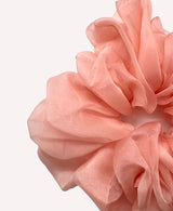 3 PACK Soft Chiffon Scrunchies salmon