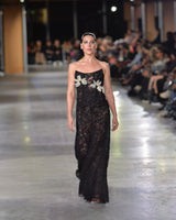 Jasmine - Corset Lace Floral Appliqué Gown - image 1