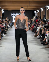 Midnight Corset in black by NARCES