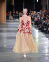 Sottilie - Floral Sequin Appliqué Midi Dress - image 2