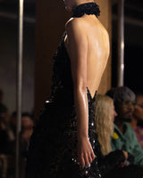 Theresia - Backless Sequin Gown - image 3