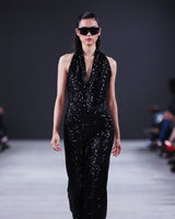 Thyra - Halter Sequin Gown - image 1
