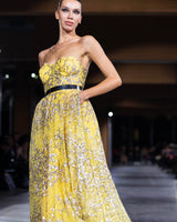 Vita - Sparkle Tulle Corset Midi Dress - image 3