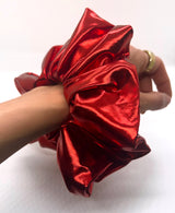 Red Metallic Super Scrunchie