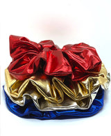 Red Metallic Super Scrunchie