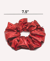 Red Metallic Super Scrunchie