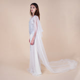 Saffron Beaded Limited Off-White Collection side view