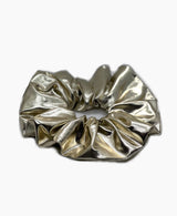 Silver Metallic Super Scrunchie