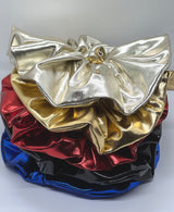 Silver Metallic Super Scrunchie