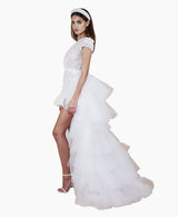 Tamsin ruffle overskirt bridle