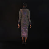 Vega Crystal Shirt Dress