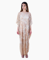 kaftan dress front beaded
