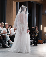 ANDY | High-Neck 3D Floral Long Sleeve Wedding Gown