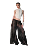 Avalon Mini Pleats Wide Leg Pants