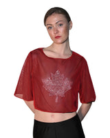 CANADA MAPLE LEAF TOP RED