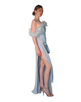 Cove Ostrich Feather Gown