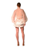 Elaina blanc tulle bolero