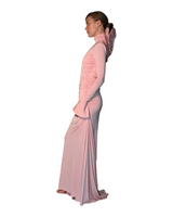 Fawn Ruched Backless Gown