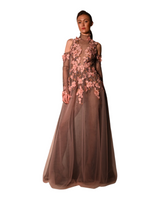 Flamina - 3D Floral Applique Gown
