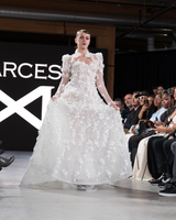 FLORA | 3D Floral Long Sleeve A-Line Wedding Gown