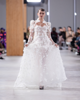 FLORA | 3D Floral Long Sleeve A-Line Wedding Gown