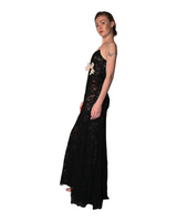Jasmine - Corset Lace Floral Appliqué Gown