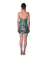 Lagoon Sequin Strapless Mini Dress