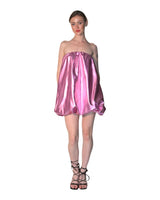 Lustra Vegan Leather Bubble Dress