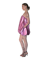 Lustra Vegan Leather Bubble Dress