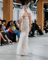 LYRA | Strapless Corset Column Wedding Gown