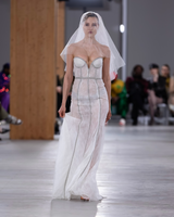 LYRA | Strapless Corset Column Wedding Gown