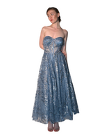 Mare - Sparkle Tulle Corset Midi Dress