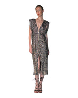 Midnight Crystal Midi Dress